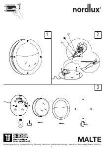 Manuale Nordlux Malte Lampada