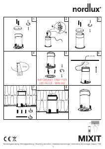 كتيب Nordlux Mixit مصباح