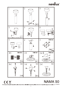 Manual de uso Nordlux Nama 50 Lámpara