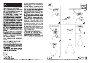 Bruksanvisning Nordlux Nori 18 Lampe