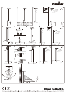 Manuale Nordlux Rica Square Lampada