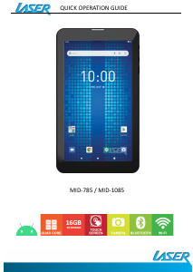 Manual Laser MID-1085-PNK Tablet