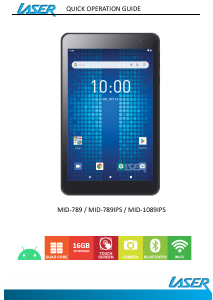 Manual Laser MID-1089IPS Tablet