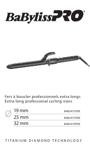 Manual BaByliss BAB2472TDE Modelador de cabelo