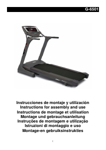 Manual de uso BH Fitness G6501 Cinta de correr