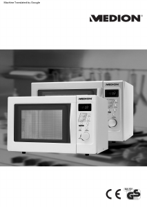 Manual Medion MD 10482 Microwave