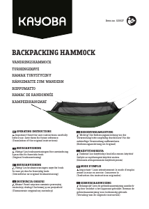 Bruksanvisning Kayoba 020-127 Hengekøye