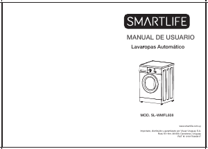 Manual de uso Smartlife SL-WMFL608 Lavadora