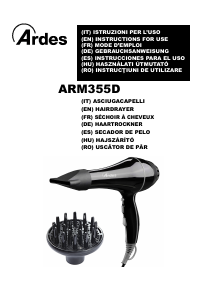 Mode d’emploi Ardes ARM355D Sèche-cheveux