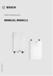 Manual Bosch RDH06111 Boiler
