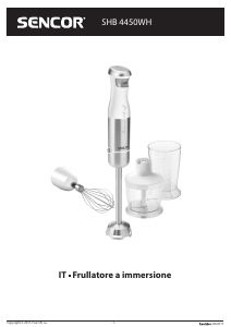 Manuale Sencor SHB 4450WH Frullatore a mano