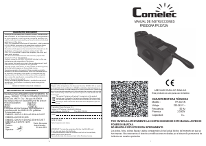 Manual Comelec FR3072N Fritadeira