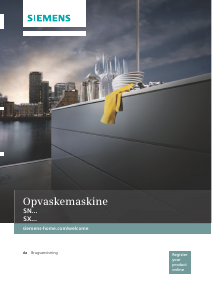 Brugsanvisning Siemens SN46T592SK Opvaskemaskine