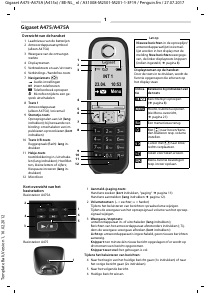 Handleiding Gigaset A475 Draadloze telefoon