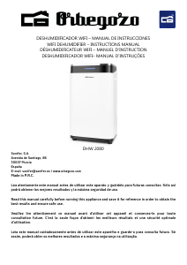 Manual de uso Orbegozo DHW 2080 Deshumidificador