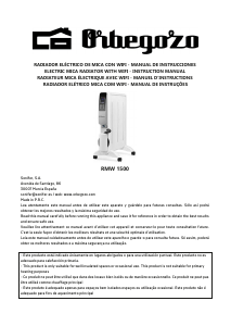 Manual de uso Orbegozo RMW 1500 Calefactor