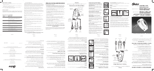 Manual de uso Oster FPSTHM0801 Batidora de varillas