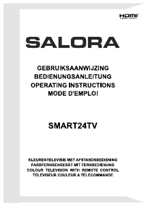 Mode d’emploi Salora SMART24TV Téléviseur LED