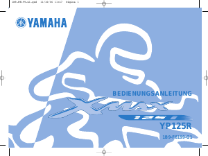 Bedienungsanleitung Yamaha X-max 125 (2007) Roller