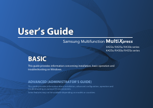 Manual Samsung MultiXpress X4300LX Multifunctional Printer