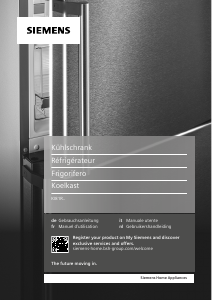 Bedienungsanleitung Siemens KI81RSOE0 Kühlschrank
