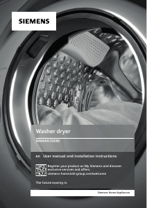 Manual Siemens WN44A100IN Washer-Dryer
