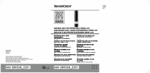 Manuale SilverCrest IAN 389558 Macina pepe e sale