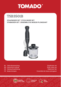 Manual Tomado TSB3501B Hand Blender