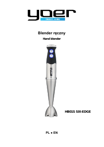 Instrukcja Yoer HB01S Blender ręczny