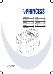 Bruksanvisning Princess 152003 Double Bakmaskin