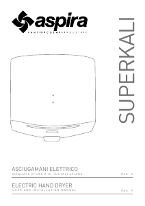 Manual Aspira Superkali Hand Dryer