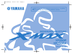 Bedienungsanleitung Yamaha X-max 125 (2011) Roller