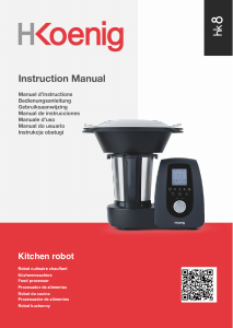 Manual H.Koenig HK8 Robot de cozinha