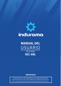 Manual de uso Indurama SEC-6BL Secadora