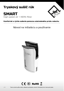 Návod Jet Dryer Smart Sušič rúk