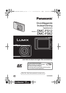 Bruksanvisning Panasonic DMC-FS62 Lumix Digitalkamera