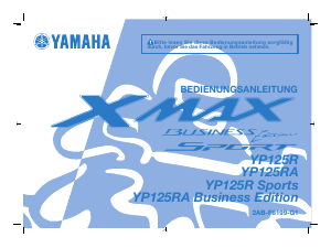 Bedienungsanleitung Yamaha X-max 125 (2012) Roller