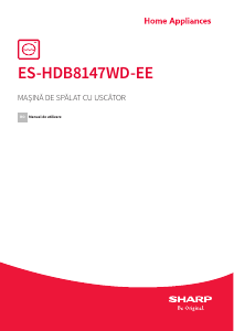 Manual Sharp ES-HDB8147WD-EE Mașină de spalat cu uscator