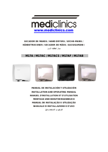 Manuale Mediclinics M17AC Speedflow Asciugamani automatico