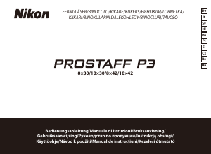 Bedienungsanleitung Nikon Prostaff P3 10x30 Fernglas