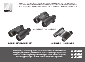 Manuale Nikon 8x42HG L DCF Binocolo