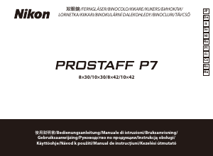 Manuale Nikon Prostaff P7 10x30 Binocolo