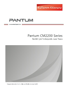 Kullanım kılavuzu Pantum CM2200FDW Çok işlevli yazıcı