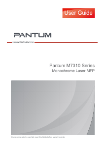 Manual Pantum M7310DN Multifunctional Printer