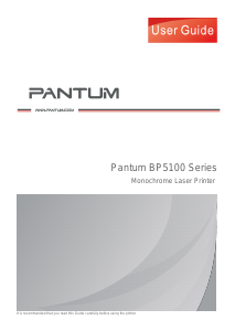 Handleiding Pantum BP5100DW Printer