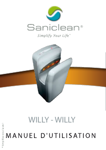 Mode d’emploi Saniclean Willi-Willy Sèche-mains