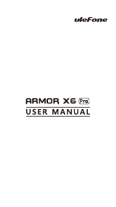 Manual de uso Ulefone Armor X6 Pro Teléfono móvil