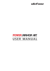 Manual de uso Ulefone Power Armor 18T Teléfono móvil