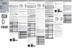 Mode d’emploi Nikon Nikkor Z 14-30mm f/4 S Objectif