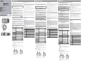 说明书 尼康 Nikkor Z 24mm f/1.8 S 摄影机镜头